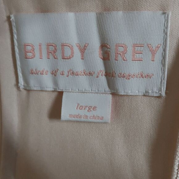 Birdy Grey Pale Blush Spence V-Neck Convertible Dress Large - Picture 9 of 10